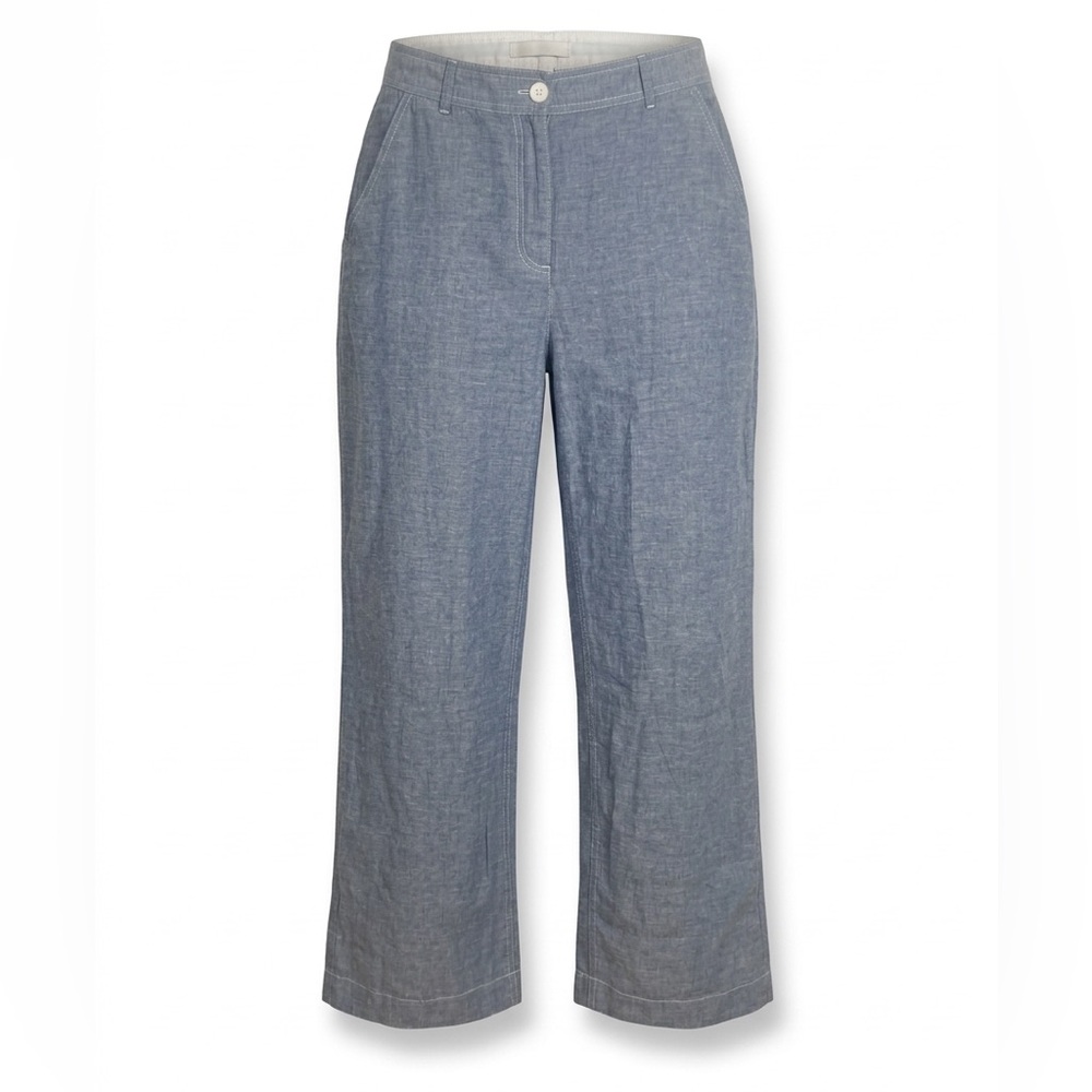 Paris Atelier & Other Stories Light Blue Wide-Leg Trousers